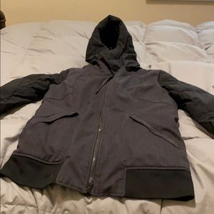 I think ~ Lululemon Chilly Bomber Puffer Jacket~